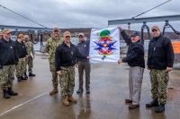 Displaying the new battle flag