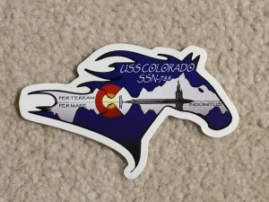 USS Colorado Sticker